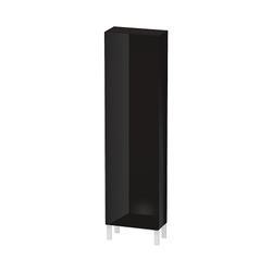 Duravit L-Cube Hochschrank Dekor 243x500x1760mm Schwarz HG, 1 Tür L, Grifflos, 4 G... DURAVIT-LC1171L4040 4053424306346 (Abb. 1)