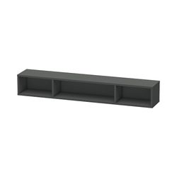 Duravit L-Cube Regalelement Wandmontage 140x800x120mm, Graphit Matt, 3 oF, mit Bef... DURAVIT-LC120004949 4053424297651 (Abb. 1)