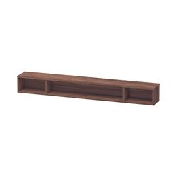 Duravit L-Cube Regalelement Wandmontage 140x1000x120mm, Nusb.dunkel, 3 oF, mit Bef... DURAVIT-LC120102121 4053424643274 (Abb. 1)