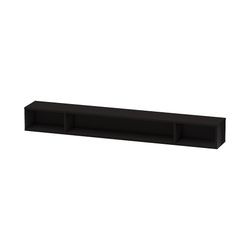 Duravit L-Cube Regalelement Wandmontage 140x1000x120mm, Schwarz, 3 oF, mit Befesti... DURAVIT-LC120104040 4053424297514 (Abb. 1)