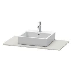 Duravit XSquare Konsole 550x1000x16mm, Betongrau Matt, ohne Konsolenträger, 1 Auss... DURAVIT-XS060E00707 4053424566771 (Abb. 1)
