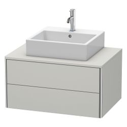 Duravit XSquare Konsolenwaschtischunterbau wandhäng. 548x800x400mm ohne KSP Betong... DURAVIT-XS491000707 4053424553597 (Abb. 1)