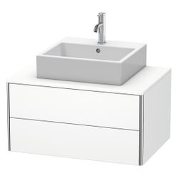 Duravit XSquare Konsolenwaschtischunterbau wandhäng. 548x800x400mm, ohne KSP Mattw... DURAVIT-XS491001818 4053424553573 (Abb. 1)