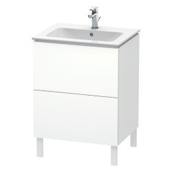 Duravit L-Cube Waschtischunterbau bodenstehend 481x620x704mm Weiß SM, Grifflos, 2 ... DURAVIT-LC662508484 4067116015348 (Abb. 1)