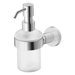 Duravit D-Code Seifenspender 145x69x220mm, Chrom/Mattweiß, Glas/Messing, Schraubbef... DURAVIT-0099161000 4021534576591 (Abb. 1)