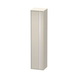 Duravit Ketho Hochschrank Dekor 360x400x1800mm Taupe Matt, 1 Tür L, Griffleiste Si... DURAVIT-KT1255L9191 4053424338590 (Abb. 1)