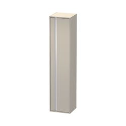 Duravit Ketho Hochschrank Dekor 360x400x1800mm Taupe Matt, 1 Tür R, Griffleiste Si... DURAVIT-KT1255R9191 4053424338606 (Abb. 1)