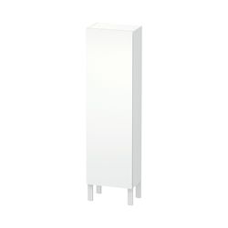 Duravit L-Cube Halbhochschrank Dekor 243x400x1320mm Mattweiß, 1 Tür R, 3 Glasfachb... DURAVIT-LC1168R1818 4053424303901 (Abb. 1)