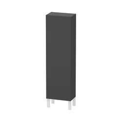Duravit L-Cube Halbhochschrank Dekor 243x400x1320mm Graphit Matt, 1 Tür R, 3 Glas-... DURAVIT-LC1168R4949 4053424303932 (Abb. 1)