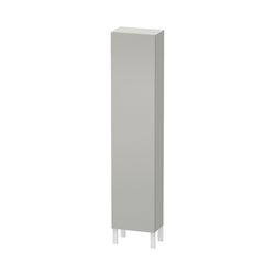 Duravit L-Cube Hochschrank Echtholzfurnier 243x400x1760mm Betongrau Matt, 1 Tür L,... DURAVIT-LC1170L0707 4053424642451 (Abb. 1)