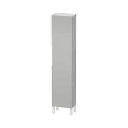 Duravit L-Cube Hochschrank Echtholzfurnier 243x400x1760mm Betongrau Matt, 1 Tür R,... DURAVIT-LC1170R0707 4053424642499 (Abb. 1)