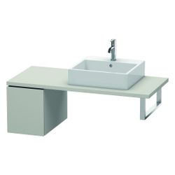 Duravit L-Cube Unterschrank für Konsole Echtholzfurnier, 547x320x400mm Betongrau M... DURAVIT-LC583000707 4053424644578 (Abb. 1)