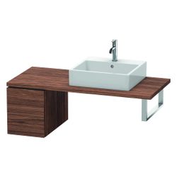 Duravit L-Cube Unterschrank für Konsole Echtholzfurnier, 547x320x400mm Nusb.dunkel... DURAVIT-LC583002121 4053424644592 (Abb. 1)