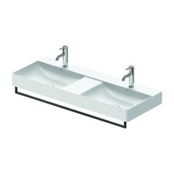 Duravit Universal Handtuchhalter 64x1139x71mm, Mattschwarz, Messing, 1 Arm, mit Bef... DURAVIT-0031204600 4053424895765 (Abb. 1)