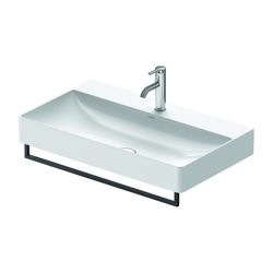 Duravit Universal Handtuchhalter 64x746x71mm, Mattschwarz, Messing, 1 Arm, mit Befe... DURAVIT-0031214600 4053424895772 (Abb. 1)