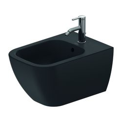 Duravit Happy D.2 Wandbidet 540x365x285mm, Anthrazit Matt, WonderGliss, 1 HL, HLB,... DURAVIT-22581513001 4053424897561 (Abb. 1)