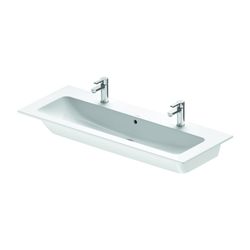 Duravit ME by Starck Waschtisch 490x1230x180mm, WonderGliss, Weiß Hochglanz, Recht... DURAVIT-23611200241 4053424897059 (Abb. 1)