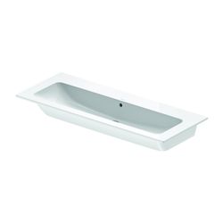 Duravit ME by Starck Waschtisch 490x1230x180mm, WonderGliss, Weiß Hochglanz, Recht... DURAVIT-23611200601 4053424897110 (Abb. 1)