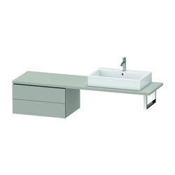 Duravit Unterschrank Dekor, 547x720x400mm, 2 Schubkästen, Betongrau Matt, ohne Kon... DURAVIT-LC585900707 4053424820651 (Abb. 1)