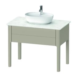 Duravit Luv Konsolenwaschtischunterbau bodenstehend 570x938x743mm ohne KSP Taupe S... DURAVIT-LU956406060 4053424987514 (Abb. 1)