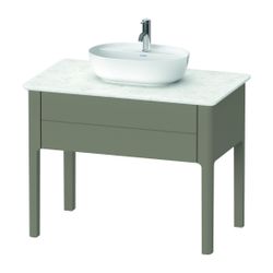Duravit Luv Konsolenwaschtischunterbau bodenstehend 570x938x743mm ohne KSP Steingr... DURAVIT-LU956409292 4053424987521 (Abb. 1)