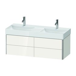 Duravit XSquare Waschtischunterbau wandh. 460x1184x397mm Weiß Hochglanz, Grifflos,... DURAVIT-XS416402222 4053424706412 (Abb. 1)