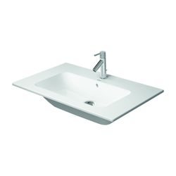 Duravit ME by Starck Waschtisch 490x830x180mm, Weiß Hochglanz, Rechteckig, 1 Waschp... DURAVIT-2336830000 4021534966538 (Abb. 1)