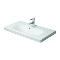 Duravit DuraStyle Waschtisch 400x785x170mm Compact WonderGliss Weiß Hochglanz Rech... DURAVIT-23377800001 4021534977220 (Abb. 1)