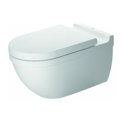 Duravit Starck 3 Wand-WC 620x365x380mm, Weiß Hochglanz, 6l, Tiefspüler, geschlossen... DURAVIT-2226090000 4021534589195 (Abb. 1)