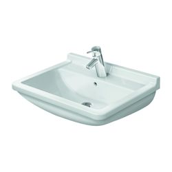Duravit Starck 3 Waschtisch 450x600x225mm wandhäng., Weiß Hochglanz, Rechteckig, 1 ... DURAVIT-0300600000 4021534222825 (Abb. 1)