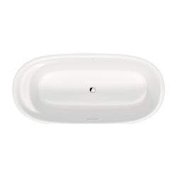 Duravit Cape Cod Badewanne 507x885x1855mm, Mattweiß, Oval, Freistehend, 2 Rück... DURAVIT-700330000000000 4021534894008 (Abb. 1)