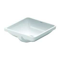 Duravit Starck 3 Einbauwaschtisch 465x465x185mm, Weiß Hochglanz, ohne HLB, mit Über... DURAVIT-0305430000 4021534812224 (Abb. 1)