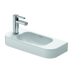 Duravit Happy D.2 Handwaschbecken 220x500x110mm Weiß HG, WonderGliss, Rechteckig, ... DURAVIT-07115000091 4021534942211 (Abb. 1)