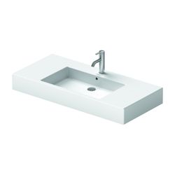 Duravit Vero Waschtisch 490x1050x170mm, WonderGliss, Weiß Hochglanz, Rechteckig, 1... DURAVIT-03291000001 4021534317460 (Abb. 1)