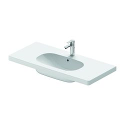 Duravit D-Code Waschtisch 480x1050x180mm, Weiß Hochglanz, Rechteckig, 1 Waschplatz... DURAVIT-03421000002 4021534457920 (Abb. 1)