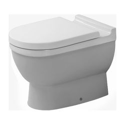 Duravit Starck 3 Stand WC 560x360x430mm, Weiß Hochglanz, 6l, Tiefspüler, geschlosse... DURAVIT-0124090000 4021534223792 (Abb. 1)