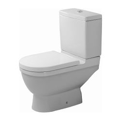 Duravit Starck 3 Stand WC für Kombination 655x370x430mm, Weiß Hochglanz, 6l, Tiefsp... DURAVIT-0126010000 4021534223976 (Abb. 1)