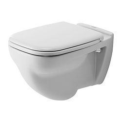 Duravit D-Code Wand-WC 540x355x350mm, Weiß Hochglanz, 6l, HygieneGlaze, Flachspüler... DURAVIT-2210092000 4053424326054 (Abb. 1)