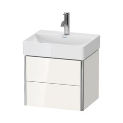 Duravit XSquare Waschtischunterbau wandhäng. 390x484x397mm Compact, Weiß SDM, Grif... DURAVIT-XS430508484 4067116063578 (Abb. 1)
