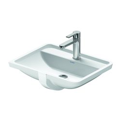 Duravit Starck 3 Einbauwaschtisch 400x525x190mm, Weiß Hochglanz, WonderGliss, mit ... DURAVIT-03024900001 4021534223341 (Abb. 1)