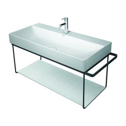 Duravit DuraSquare Metallkonsole 451x1063x400mm, Mattschwarz, unter Waschtisch mit ... DURAVIT-0031044600 4053424418360 (Abb. 1)