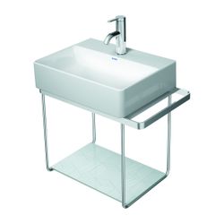 Duravit DuraSquare Metallkonsole 333x516x400mm, Chrom poliert, unter Waschtisch mit... DURAVIT-0031101000 4053424467085 (Abb. 1)