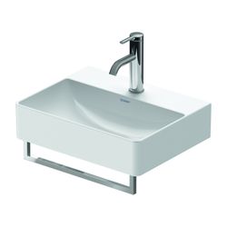 Duravit Universal Handtuchhalter 64x399x71mm, Mattschwarz, Messing, 1 Arm, mit Befe... DURAVIT-0031224600 4053424895789 (Abb. 1)