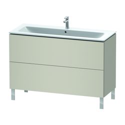 Duravit L-Cube Waschtischunterbau bodenstehend 481x1220x704mm Taupe Matt/ Grifflos... DURAVIT-LC662809191 4053424350219 (Abb. 1)