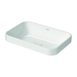 Duravit Happy D.2 Plus Aufsatzbecken 600mm, Weiß Hochglanz/Anthrazit Matt, WonderG... DURAVIT-23596061001 4053424896823 (Abb. 1)