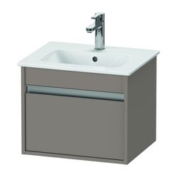 Duravit Ketho Waschtischunterbau wandh. 412x500x410mm, Compact Basalt Matt, Griffl... DURAVIT-KT640404343 4063382032447 (Abb. 1)