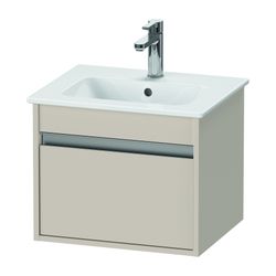 Duravit Ketho Waschtischunterbau wandh. 412x500x410mm, Compact Taupe Matt, Griffle... DURAVIT-KT640409191 4063382032508 (Abb. 1)