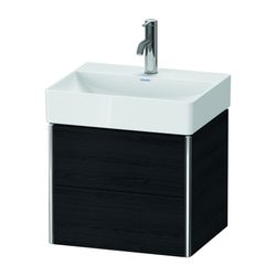 Duravit XSquare Waschtischunterbau wandhäng. 390x484x397mm Compact, Eiche Mattschw... DURAVIT-XS430501616 4063382034892 (Abb. 1)