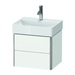 Duravit XSquare Waschtischunterbau wandhäng. 390x484x397mm Compact, Mattweiß, Grif... DURAVIT-XS430501818 4063382034830 (Abb. 1)