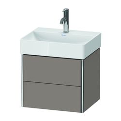 Duravit XSquare Waschtischunterbau wandhäng. 390x484x397mm Compact, Basalt Matt, G... DURAVIT-XS430504343 4063382034878 (Abb. 1)